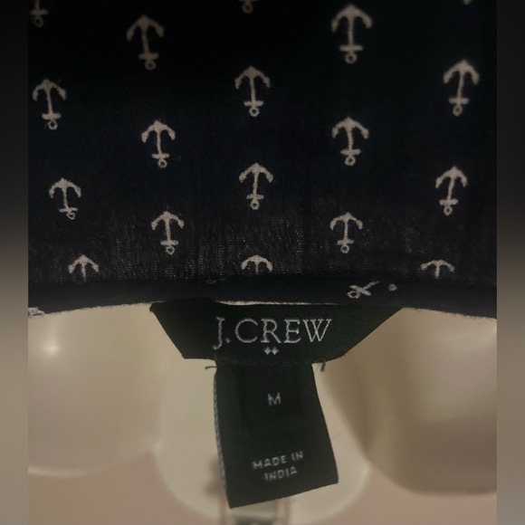 J. Crew nautical blue and white top. - Picture 6 of 6